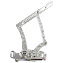 1964-67 Cutlass Lighting Style Hood Hinges - Machined Finish