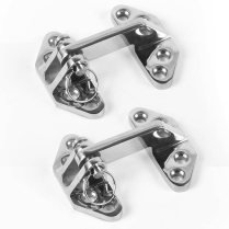Universal Stainless Long Reach Hatch Hinges - Polished