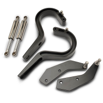 1964-65 Chevelle & Malibu Billet Trunk Hinges - Matte Black