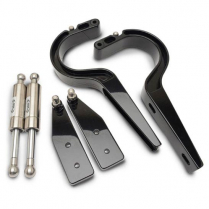 1960-62 Impala & Full Size Car Trunk Hinges - Matte Black