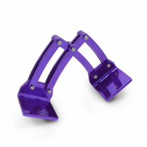 Universal Large Billet Scissor Hinges - Gloss Purple