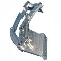 1955-57 Chevy Truck Hood Hinges for Glass Hood - Clear Anod