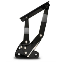 1967-72 Chevy Truck Hood Hinges for Glass Hood - Matte Black