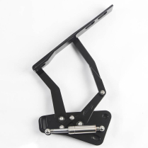 1973-80 Chevy Truck Hood Hinges for Glass Hood - Gloss Black