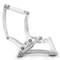 1958-59 Chevy Pickup Truck Hood Hinges - Clear Anodized