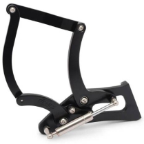 1955-56 Chevy Car Hood Hinges for Glass Hood - Gloss Black