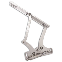 1966-67 Chevy II & Nova Hood Hinges - Clear Coat