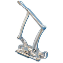 1963-64 Impala Hood Hinges for Glass Hood - Clear Anodized