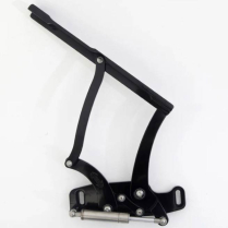 1965-67 Impala Hood Hinges for Glass Hood - Matte Black