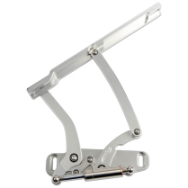 1969-70 Impala Full Size Car Hood Hinges - Clear Anodized