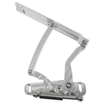 1968 Impala Hood Hinges for Glass Hood - Clear Anodized