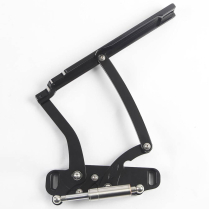 1968-79 Pontiac Ventura Hood Hinges - Black Anodized