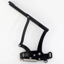 1967-69 Firebird Hood Hinges for Glass Hood - Black Anodized
