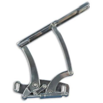 1967-69 Firebird Hood Hinges for Glass Hood - Clear Anodized