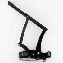 1965-67 Chevelle/Malibu Hood Hinges for Glass Hood Blk Anod