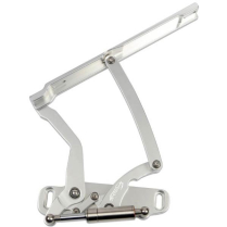 1968 Chevelle/Malibu Hood Hinges for Glass Hood - Clear Anod