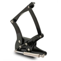 1964-66 Mustang Hood Hinges for Glass Hood - Matte Black