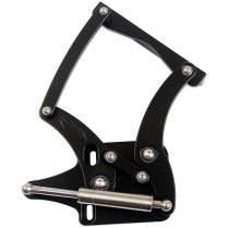 1964-66 Mustang Hood Hinges - Matte Black