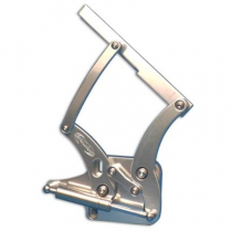 1967-70 Mustang Hood Hinges - Clear Anodized