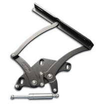 1971-73 Mustang Hood Hinges for Glass Hood - Black Anodized