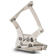 1963-65 Fairlane Hood Hinges for Glass Hood - Polished