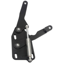 1953-56 Ford F-100 Pickup Truck Hood Hinges - Black Anodized