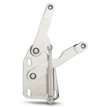 1953-56 Ford F-100 P/U Hood Hinges for Glass Hood - Clr Anod