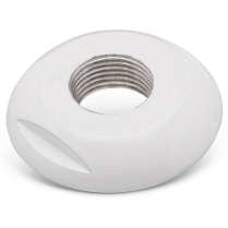 Threaded Push/Pull Bezel - Gloss White