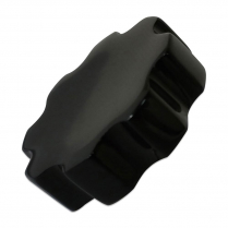 Billet Alum Air Cleaner Nut w/1/4" -20 Thread - Black Anod