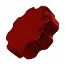 Billet Alum Air Cleaner Nut with 1/4" -20 Thread - Gloss Red