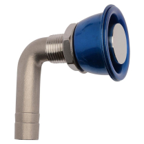 Flush Fit Stainless Fuel Tank Vent - Gloss Blue