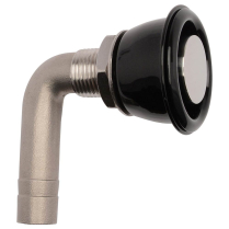 Flush Fit Stainless Fuel Tank Vent - Gloss Black