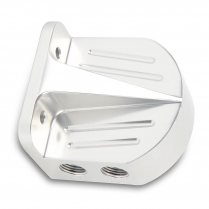 Billet Aluminum Fuel Filter Head Only - Clear Anodized