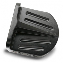 Billet Alum Fuel Filter Head for Fram Filter - Matte Black