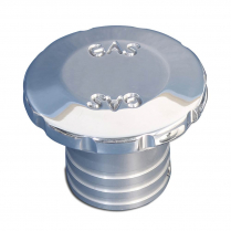 Flush Mount Alum Fuel Fill for 2" Hose - Clear Coated