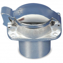 Flip Top Aluminum Fuel Filler for 2" Hose - Polished