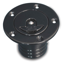 Aircraft Aluminum Fuel Filler for 2" Hose - Matte Black