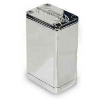 Billet Aluminum Fuel Vent Assembly 2-1/2" x 4" - Polished