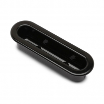 Billet Aluminum Door Pull - 4" Lx1-1/4" Wx1" D - Gloss Black
