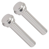 Radius Ford & GM Door Lock Knobs 10-24 Thread - Clear Anod