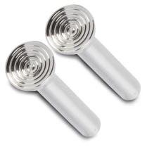 1964-67 GM Small OEM Style Door Lock Knobs - Clear Coated