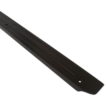 1955-57 Chevy Passenger Car Door Sill Plates - Matte Black