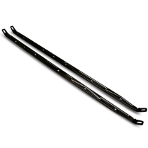 1955 Chevy Passenger Car Hood Brace Supports - Gloss Black