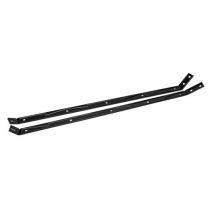 1956 Chevy Passenger Car Hood Brace Supports - Black Anod