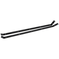 1956 Chevy Passenger Car Hood Brace Supports - Gloss Black