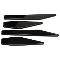 1970-73 Camaro Fender Brace Insert Set - Gross - Gloss Black