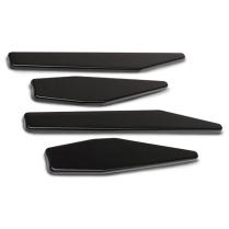 1970-73 Camaro Fender Brace Insert Set - Matte Black
