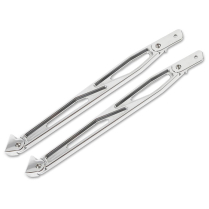 1967-69 Camaro Billet Aluminum Fender Braces - Clear Coat