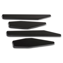 1967-69 Camaro Fender Brace Insert Set - Matte Black