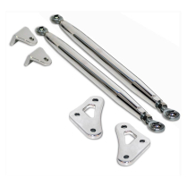 1970-81 Camaro Adjustable Billet Fender Braces - Polished